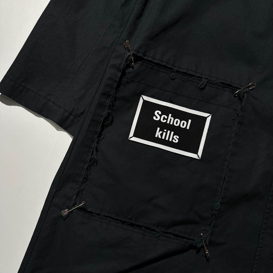 혜인서 패치워크 싱글 코트 상품이미지8