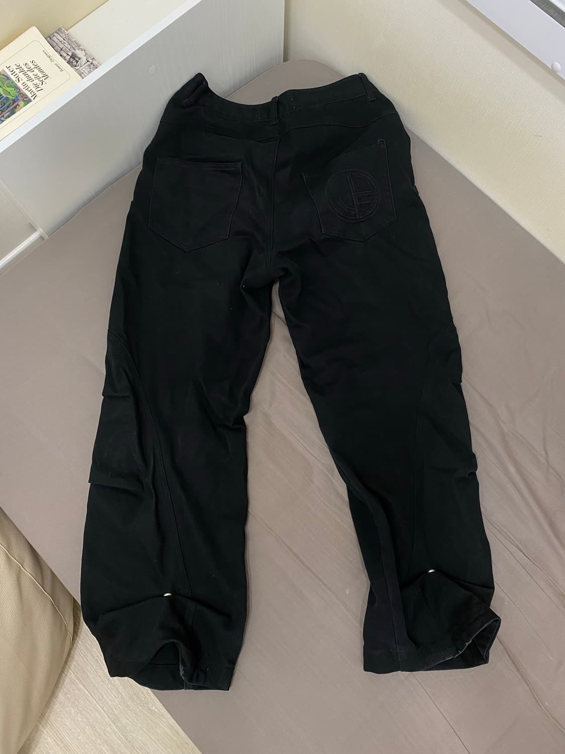 IDWS 블랙 데님 팬츠 상품이미지3