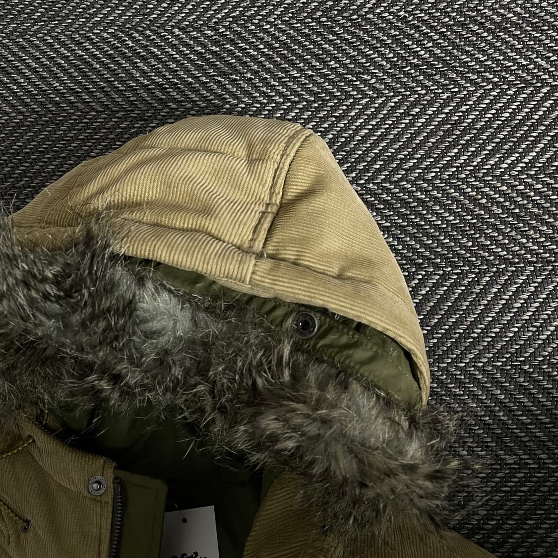 리바이스 USA 아메리칸 퀼팅 라쿤 패디드 자켓o 2871 상품이미지4