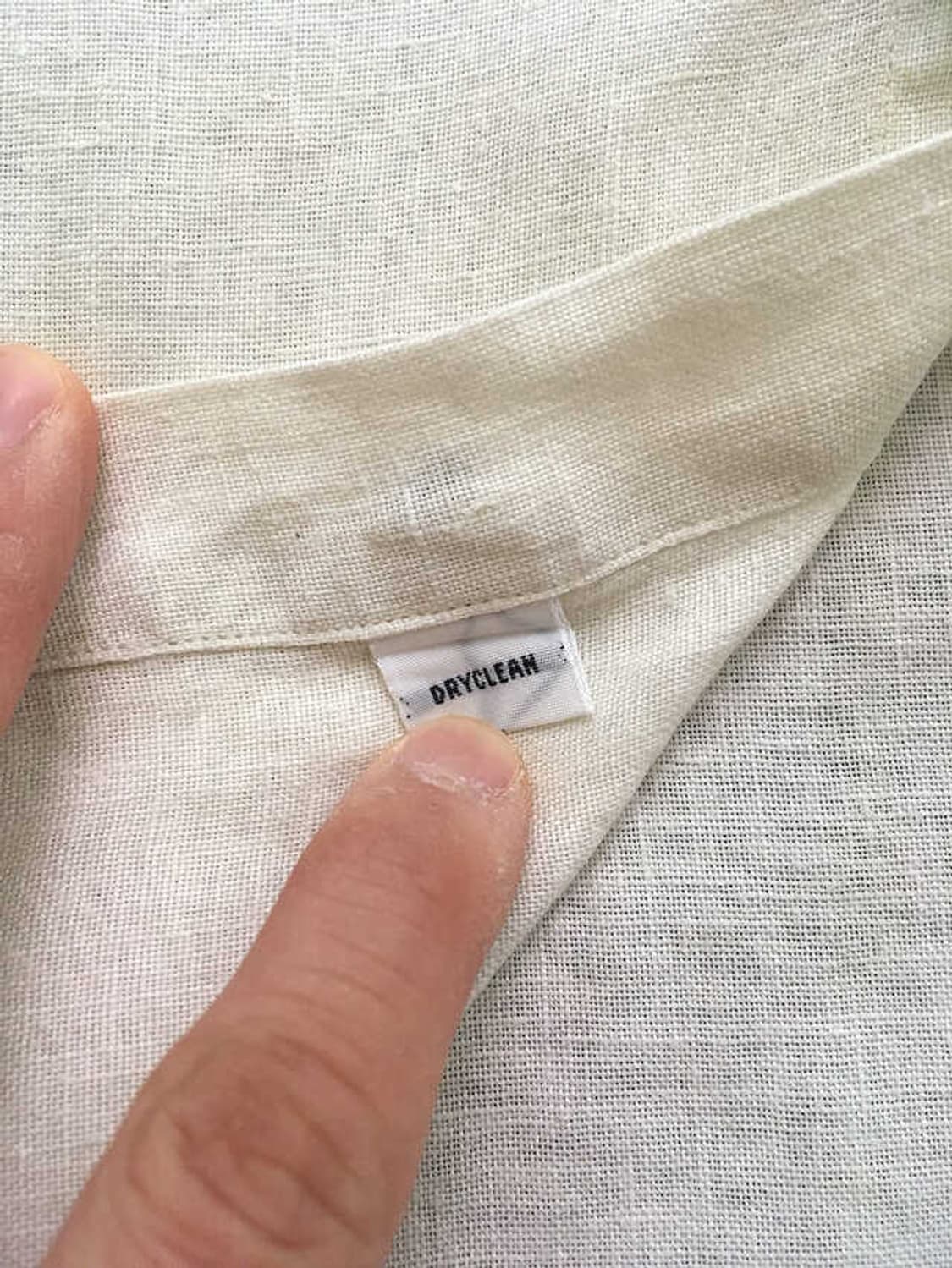 90s Ecru blaire 100% Linen shirts 상품이미지6