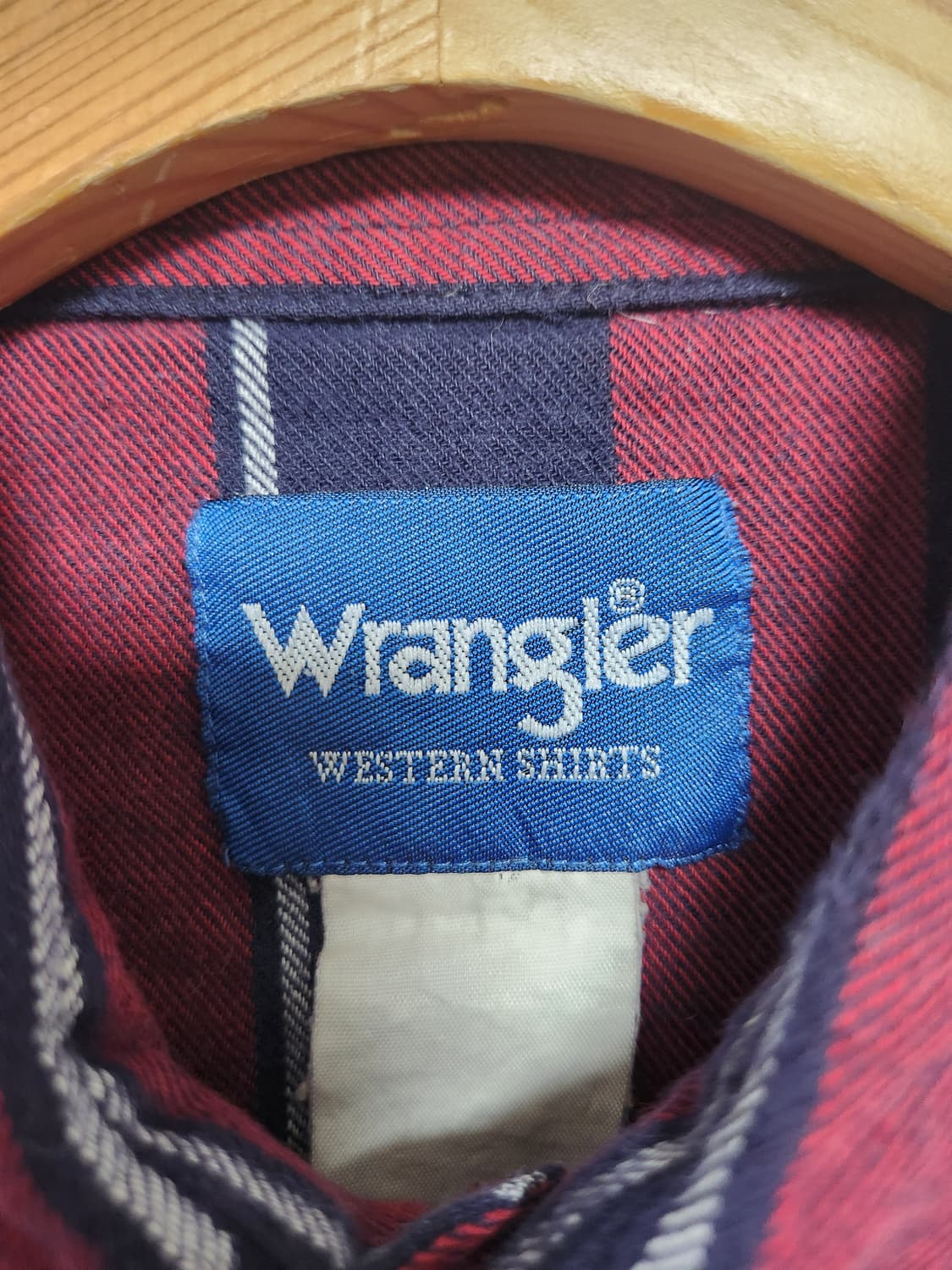 랭글러Wrangler 웨스턴 플란넬 셔츠 L - S73 상품이미지4