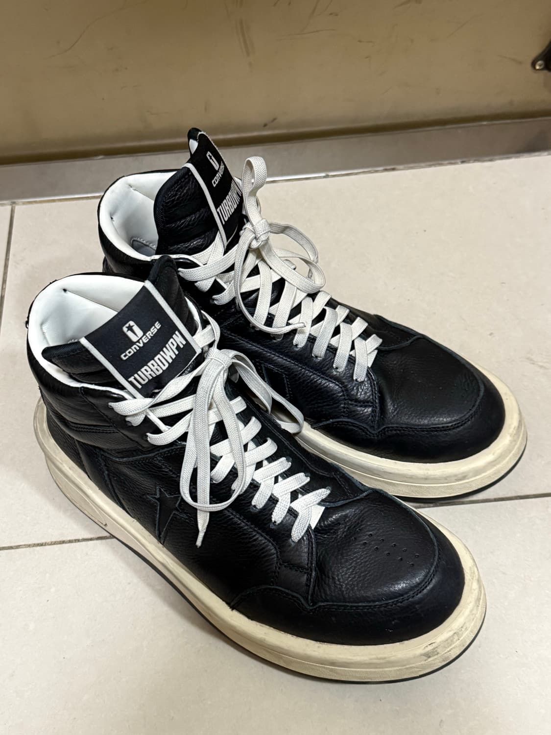 릭오웬스 컨버스 다크쉐도우 터보웨폰 블랙 285 상품이미지3