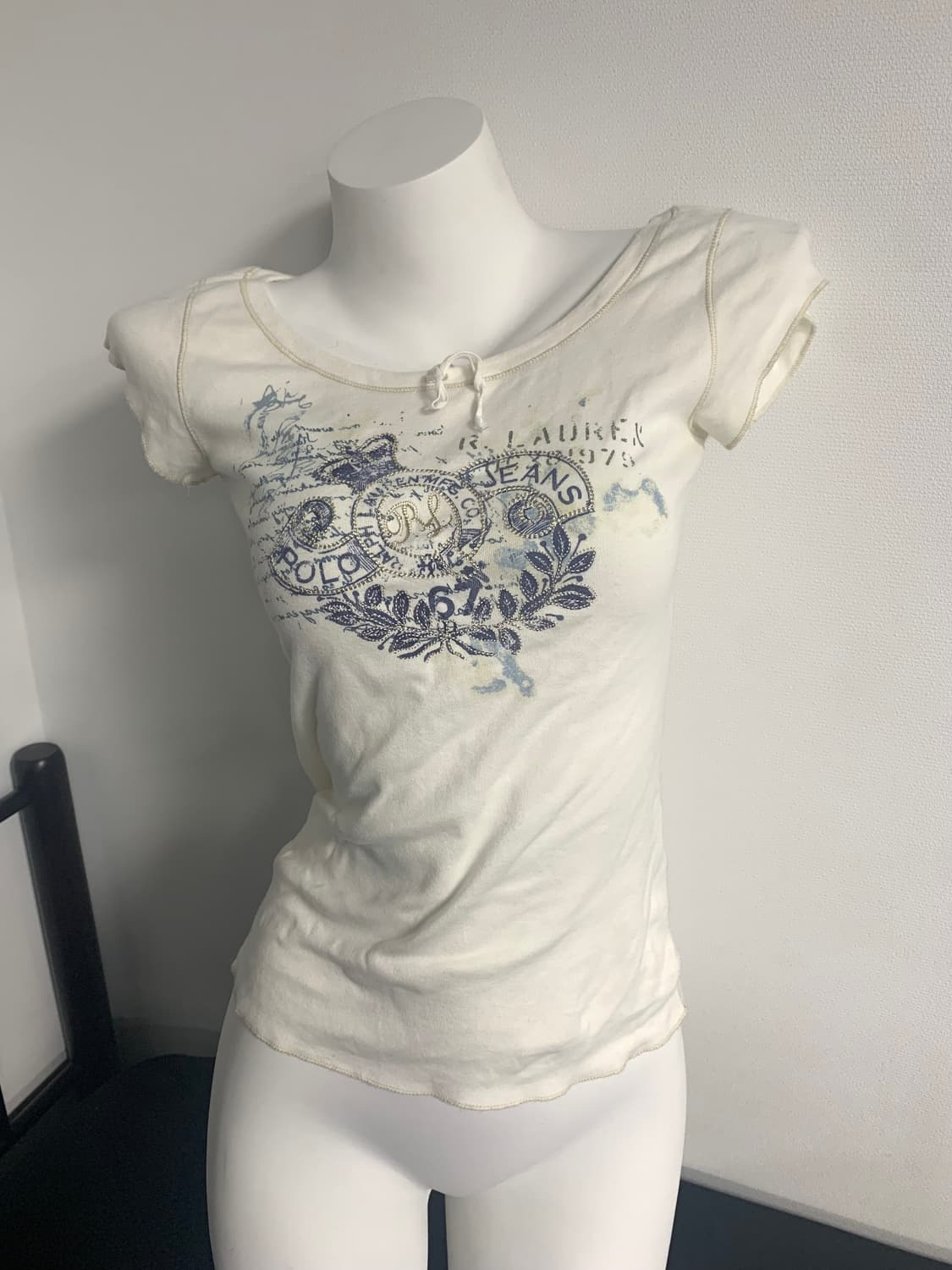 Y2K mood slim-fit t shirt   상품이미지2