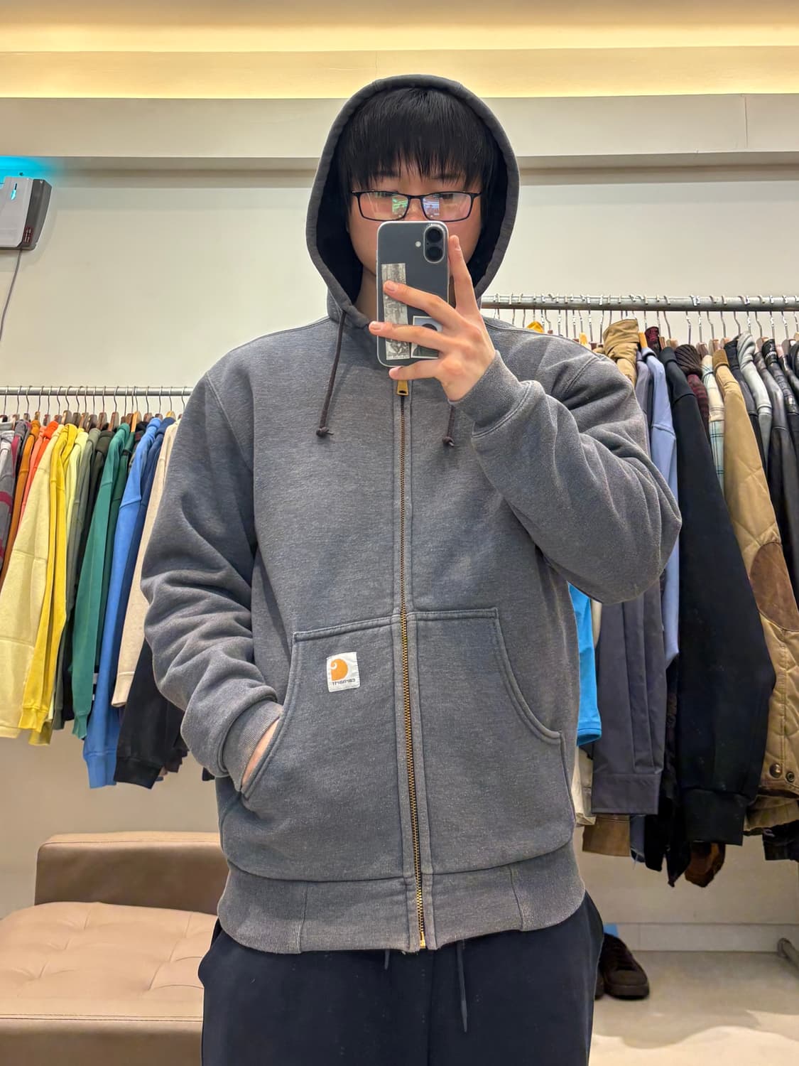 칼하트 써멀 후드집업 상품이미지8