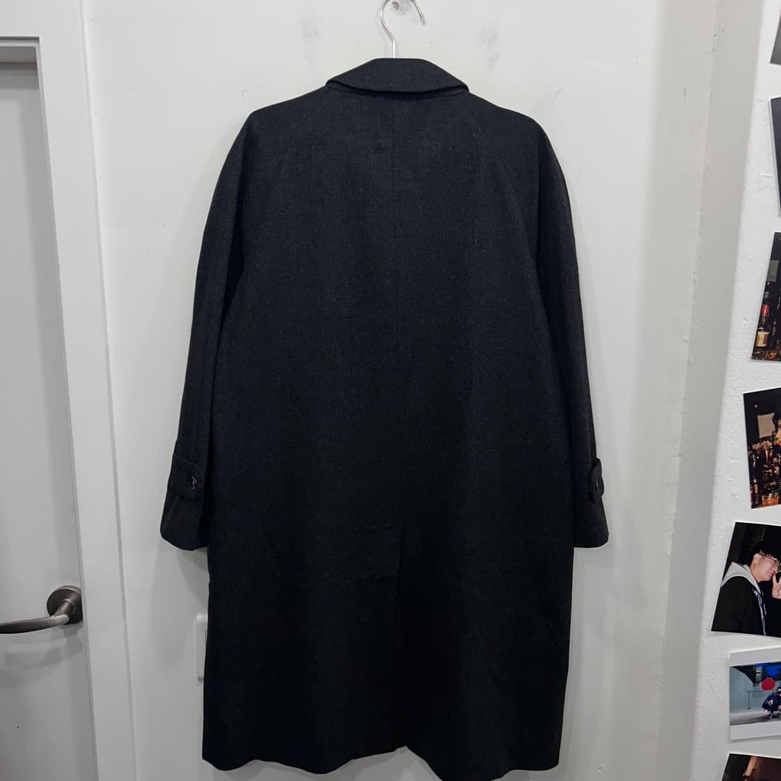 란셀 퓨어 케시미어 100 히든버튼 롱코트 상품이미지5