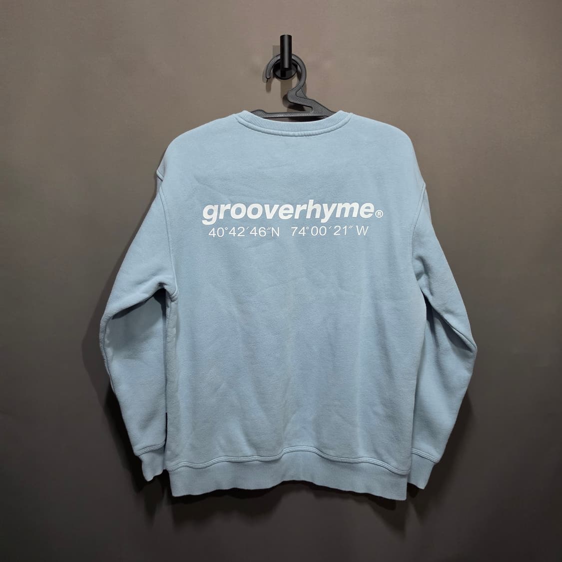 grooverhyme 맨투맨 티셔츠 하늘색 상품이미지3