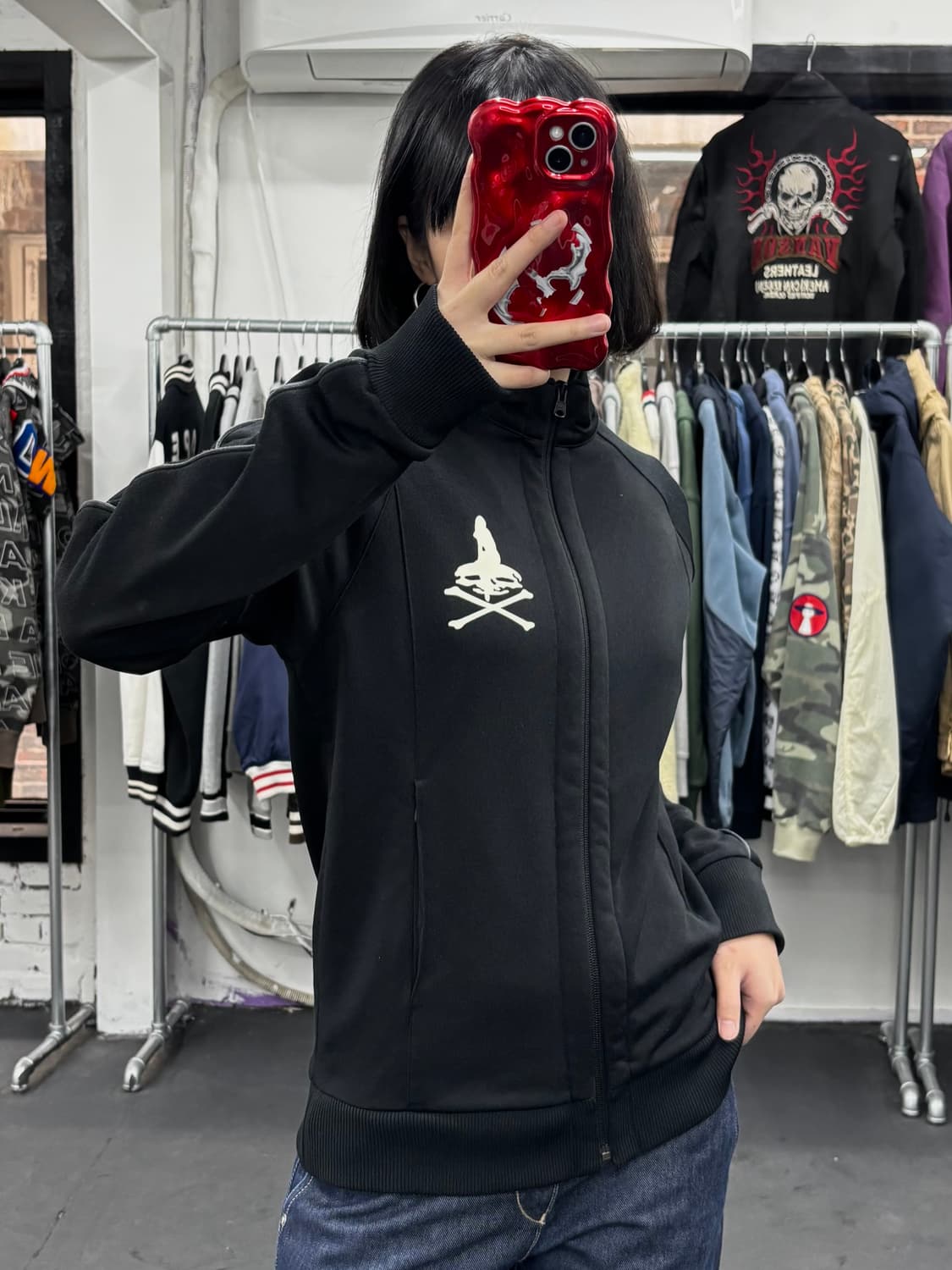 히스테릭 글래머 스컬 져지 상품이미지4