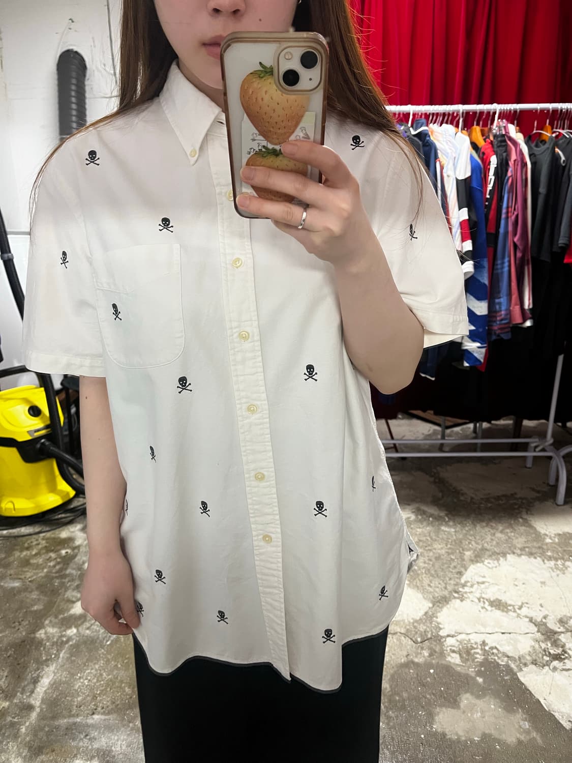 Polo 폴로 랄프로렌 skull 반팔 셔츠 L 상품이미지4