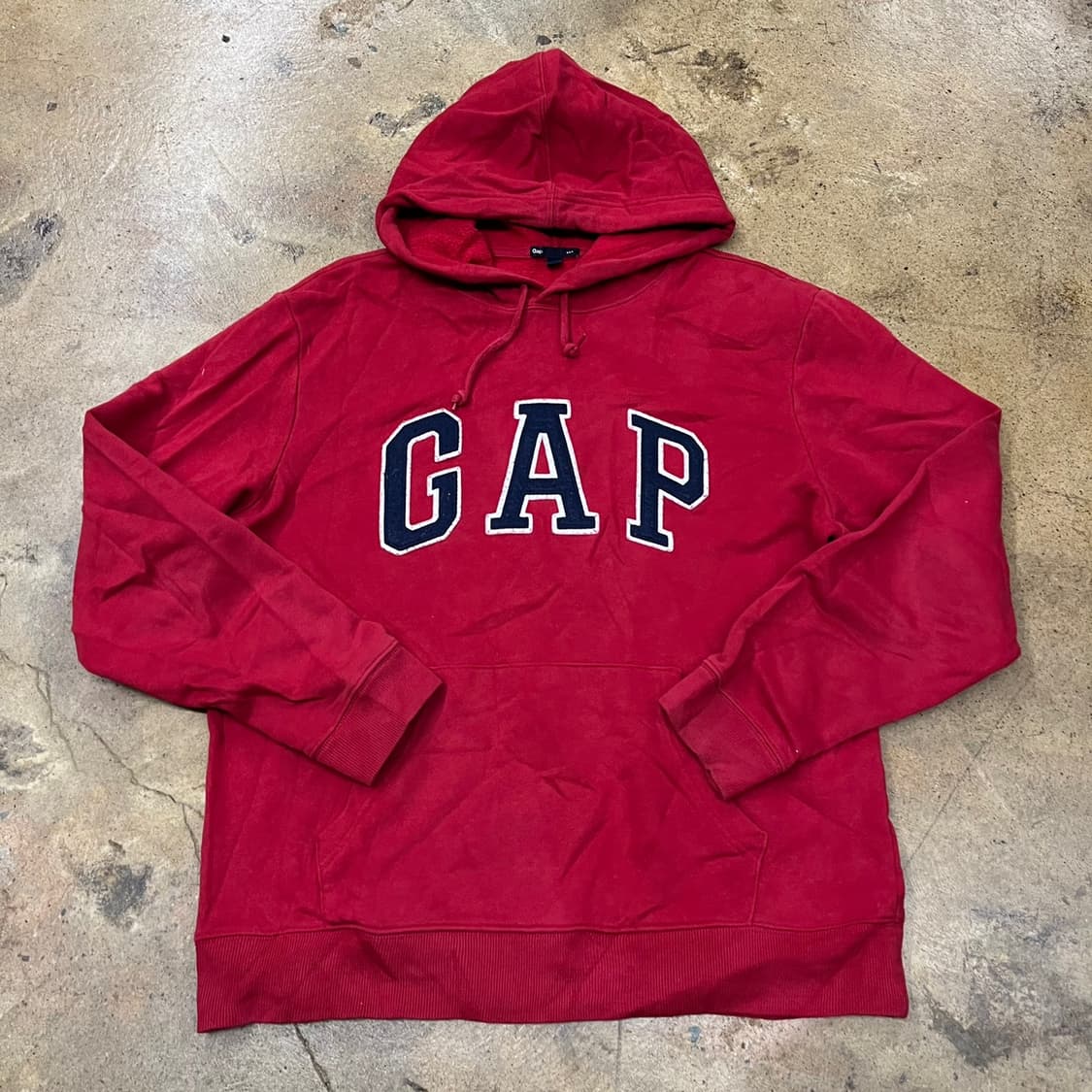 [정품/M] GAP 갭 레드 로고 후드티 b19 상품이미지2