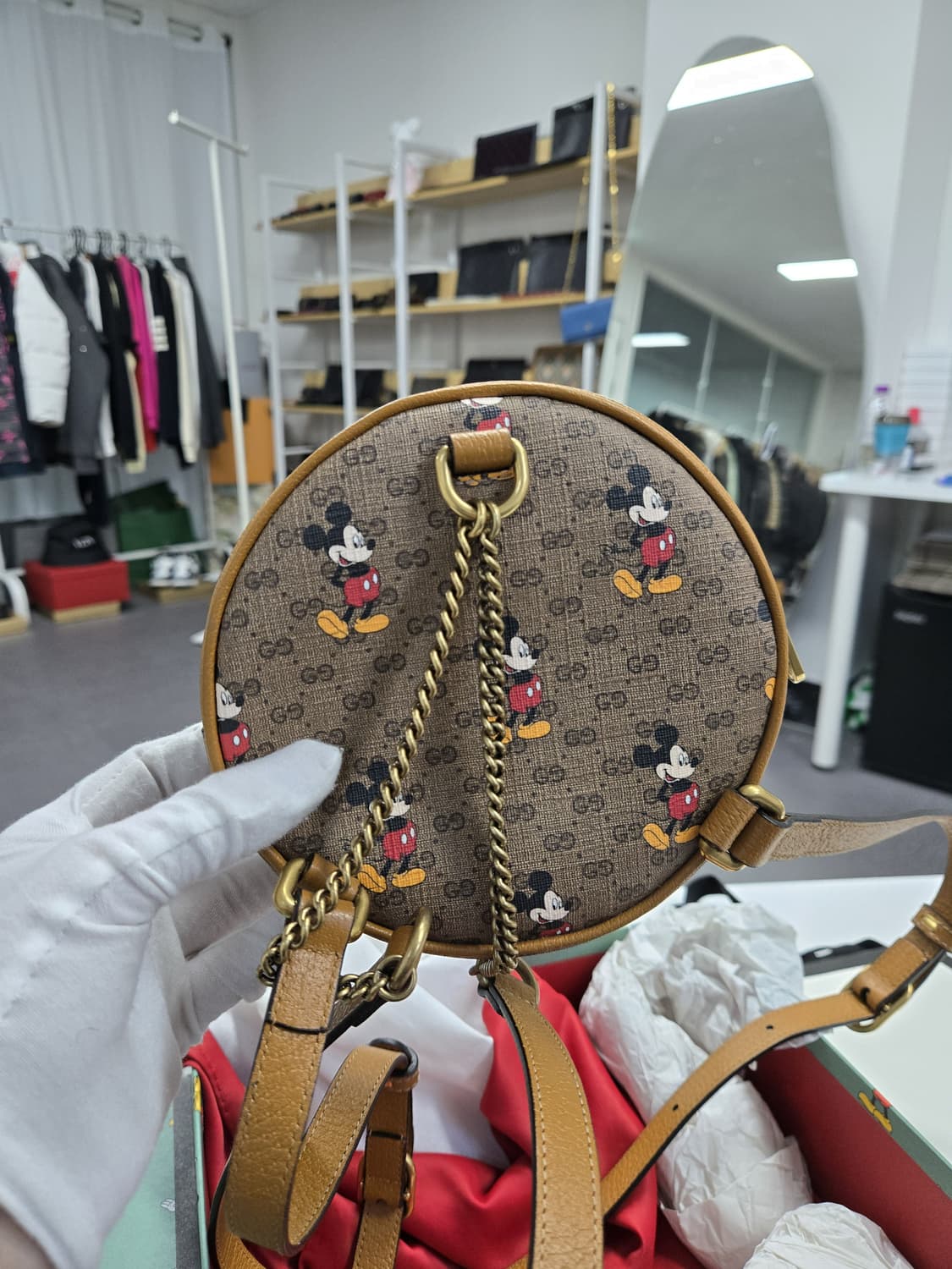 [A급컨디션]구찌 미키마우스 백팩 상품이미지2