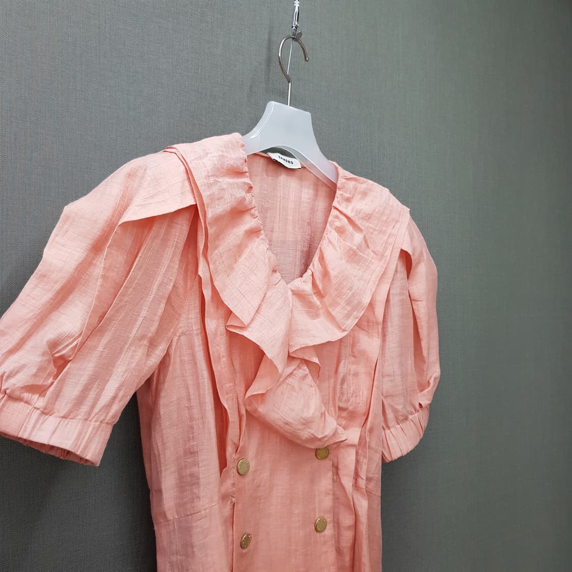 산드로 러플 미니 드레스 36사이즈 상품이미지4