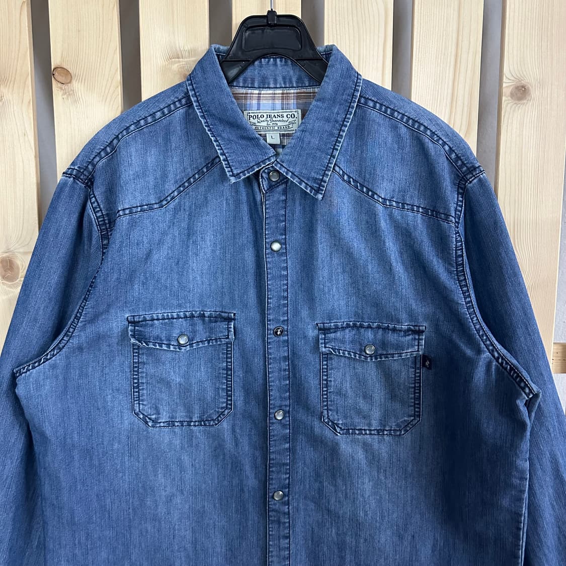 (L) 폴로 진스 웨스턴 데님 셔츠 상품이미지3