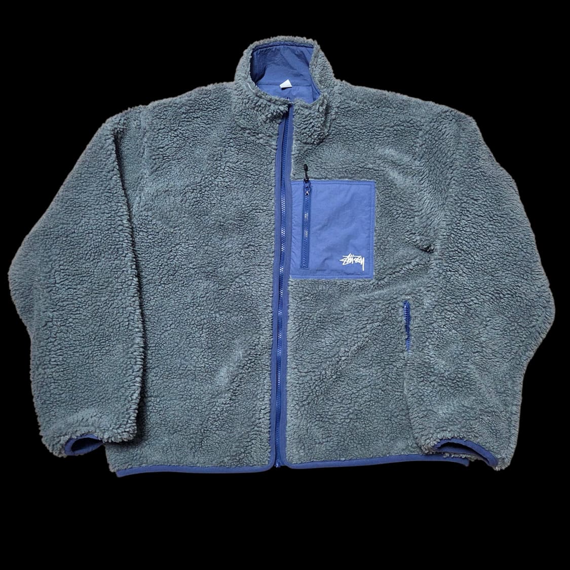 [L] 스투시 쉐르파 리버시블 자켓 블루스톤 상품이미지2
