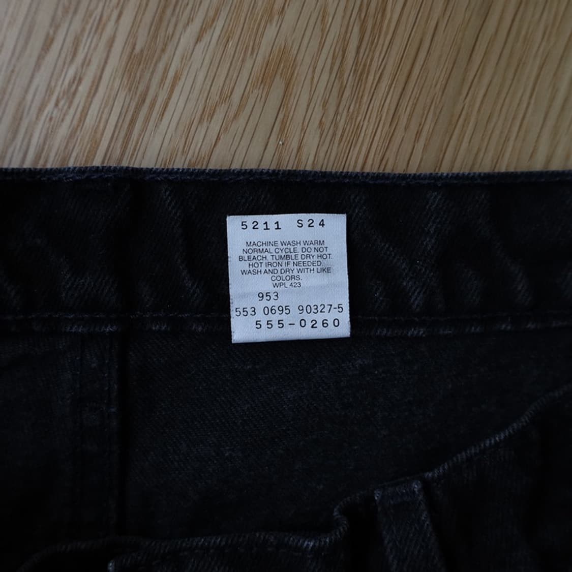 1990s 555 Black Jeans 상품이미지10