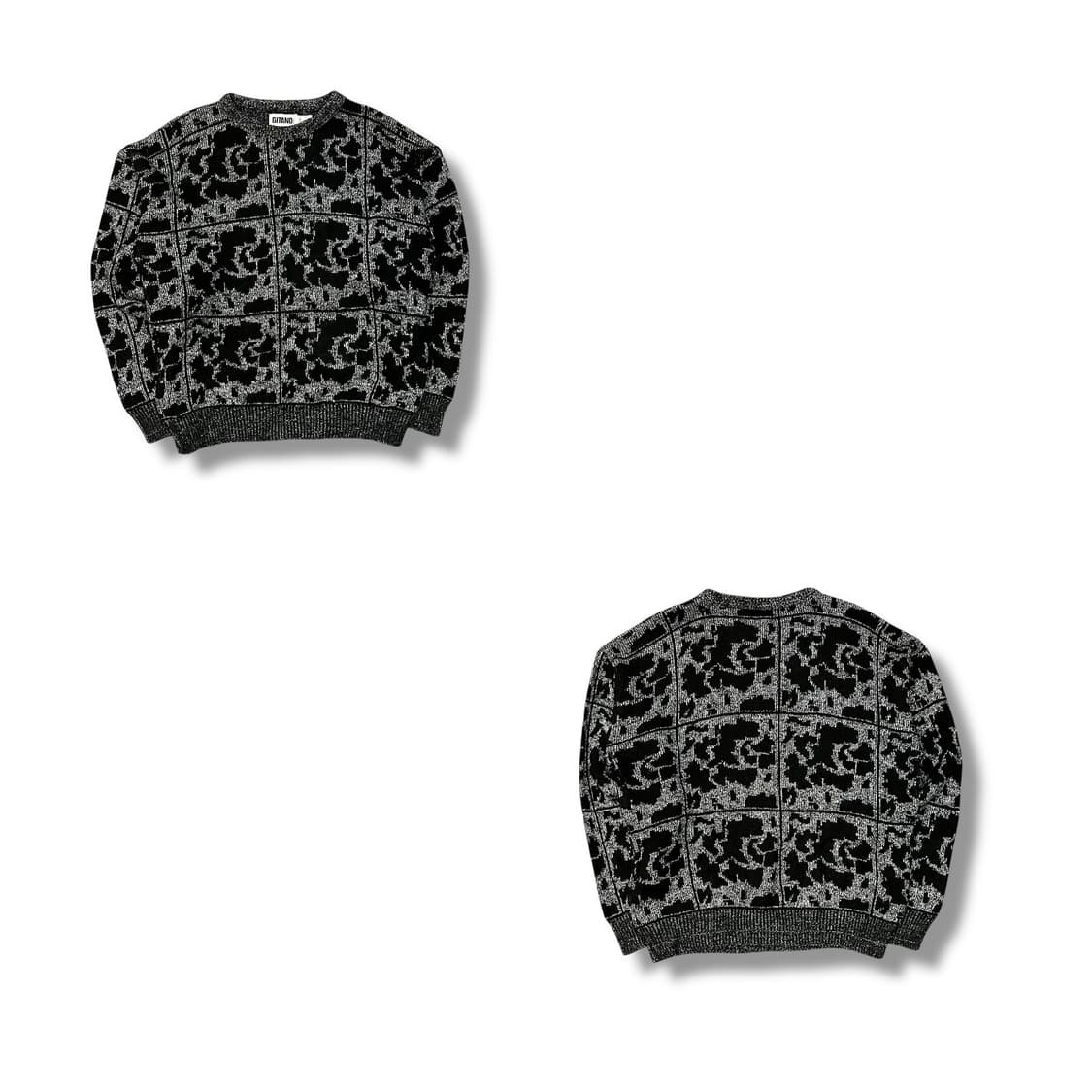  80s GITANO 패턴 니트 y13875 상품이미지1