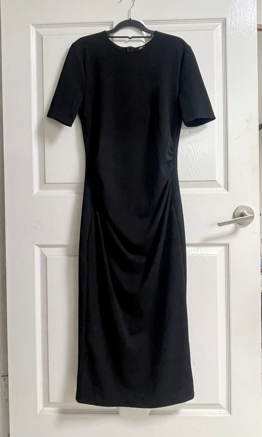 drape shoulder pad dress 상품이미지1