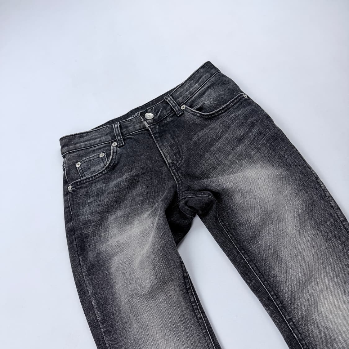 보헤미안서울 부츠컷 데님 팬츠 그레이 상품이미지3