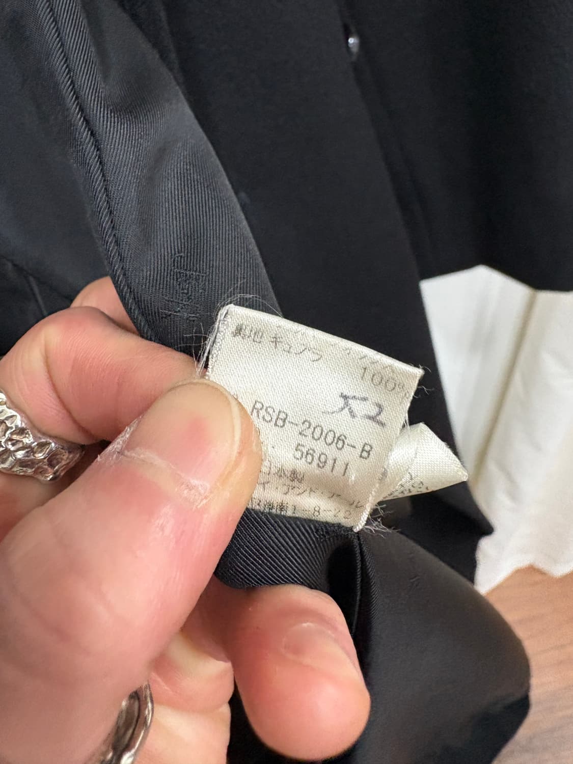 japanese vintage 캐시미어 100% 롱코트 상품이미지4