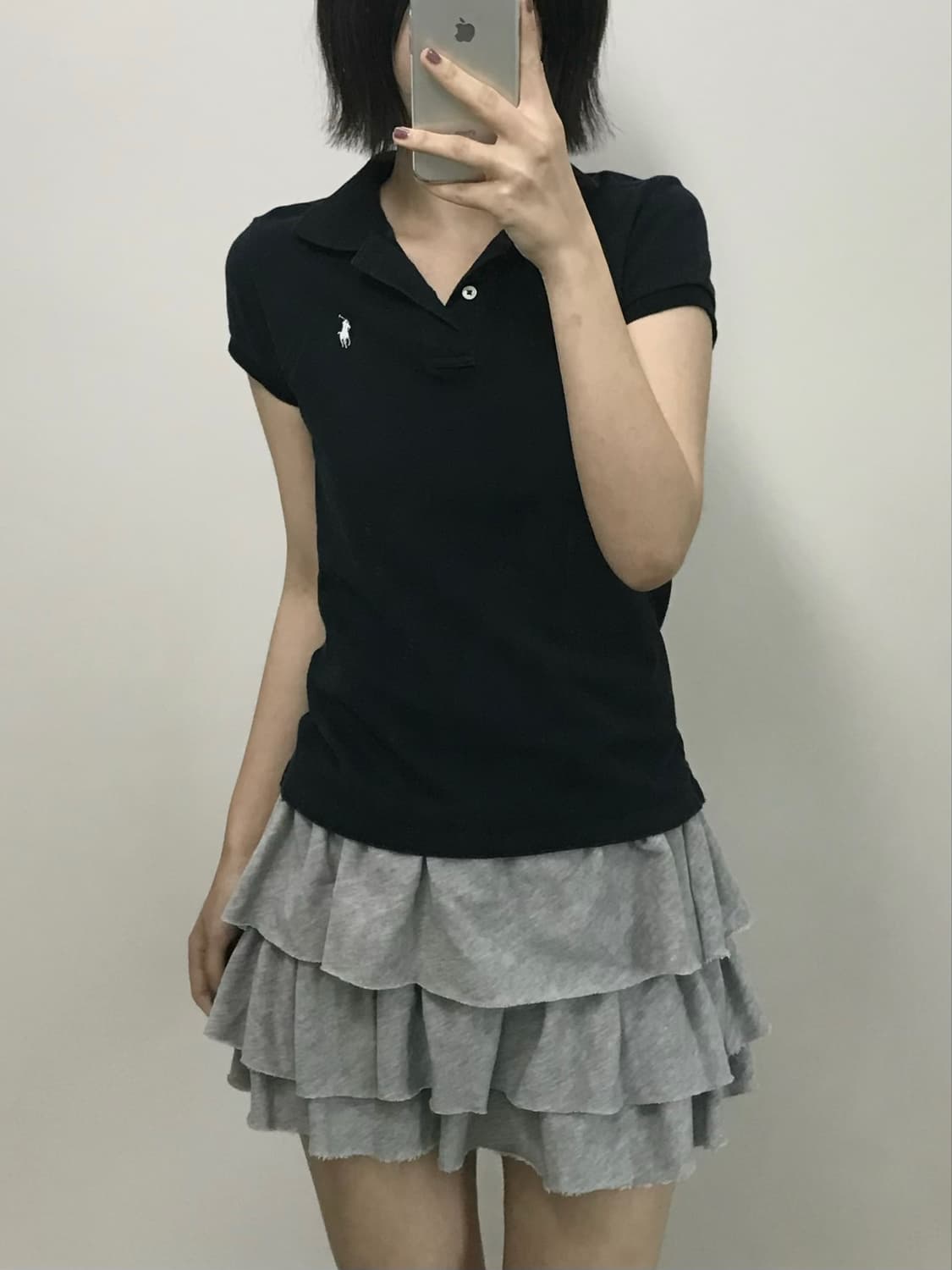 폴로 랄프로렌 블랙 PK 반팔 카라 티셔츠 상품이미지1