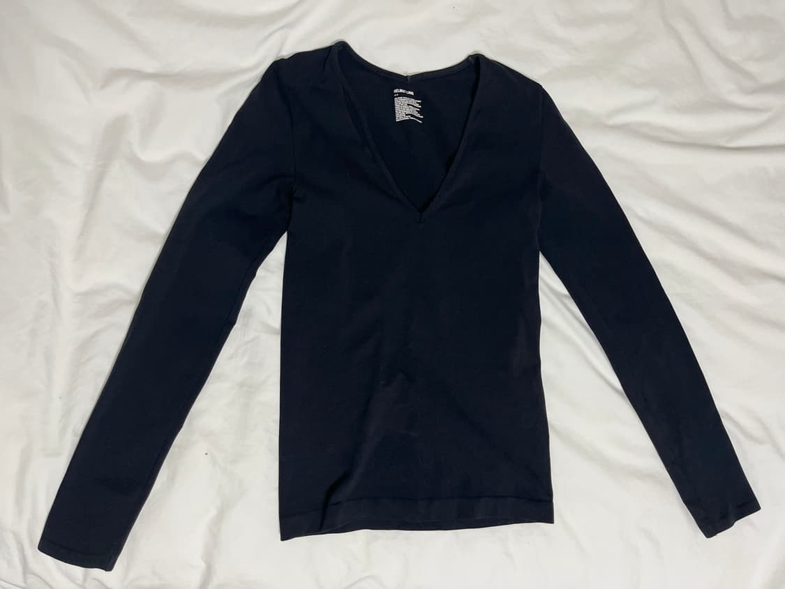 Helmet Lang V넥 슬릿 탑 상품이미지2