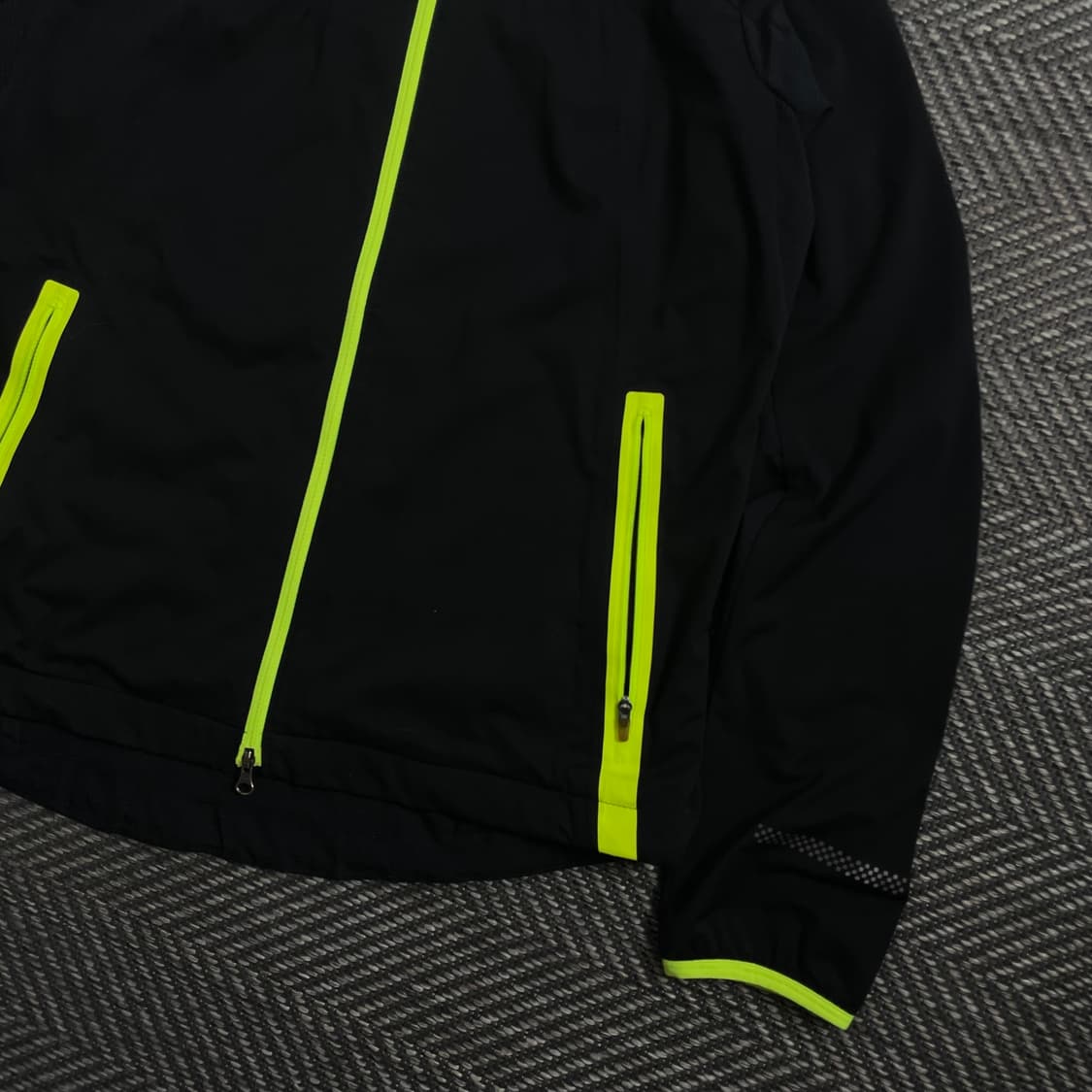 나이키 스카치로고 러닝 트랙 형광 집업 자켓y 4175 상품이미지3