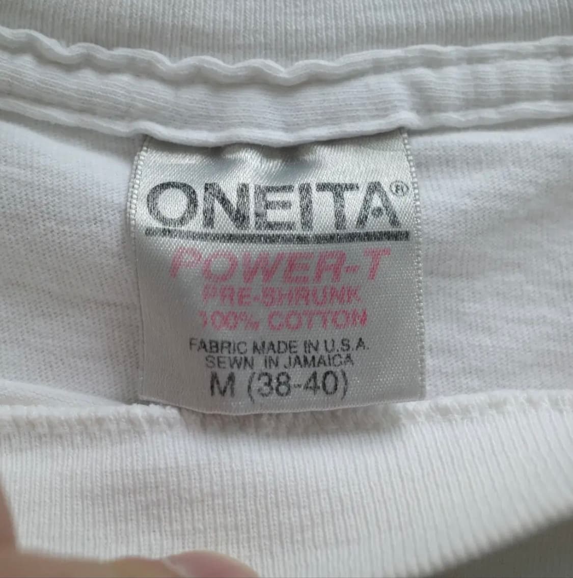 90s 오네이타 MADE IN USA 싱글스티치 티셔츠 상품이미지4