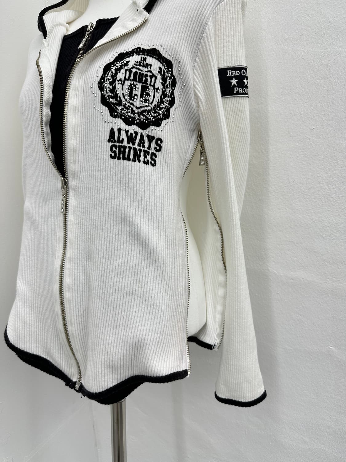 DEM SENSE cubic detail 2way zip up 상품이미지4