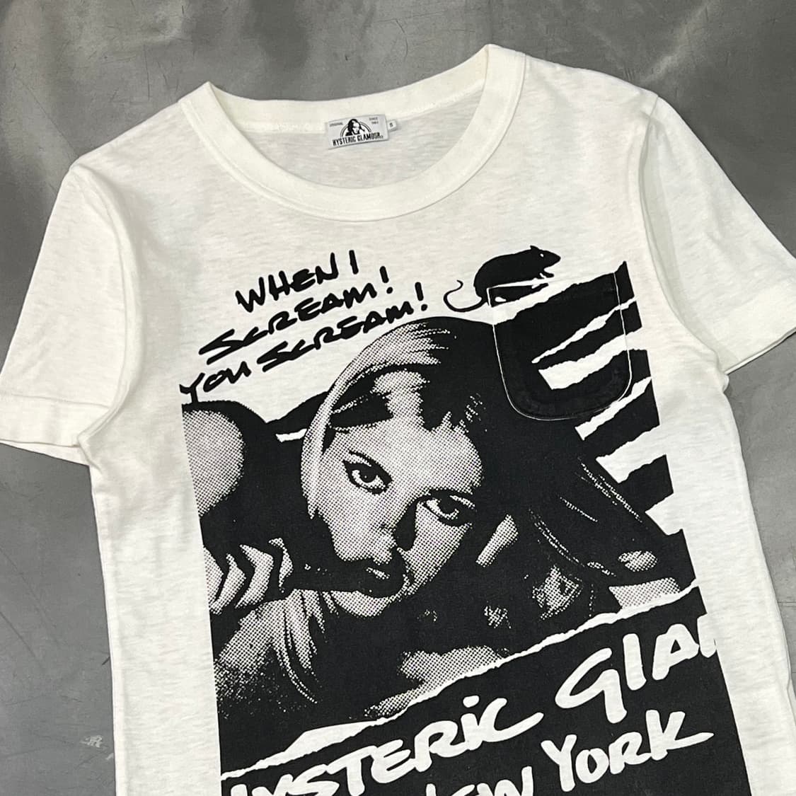  히스테릭 글래머 포켓 프린팅 반팔티 y16442 상품이미지3