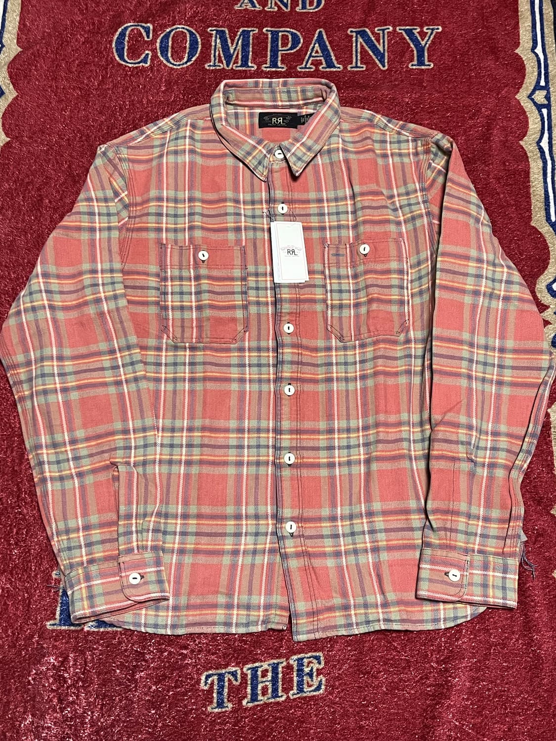 더블알엘(RRL) 플래드 트윌 워크셔츠 상품이미지2