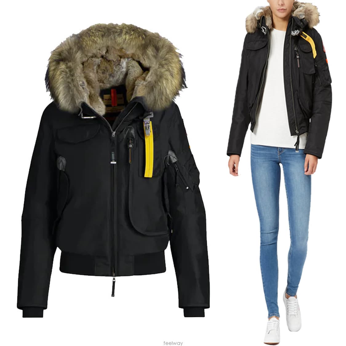 파라점퍼스 여성 고비 블랙 상품이미지1