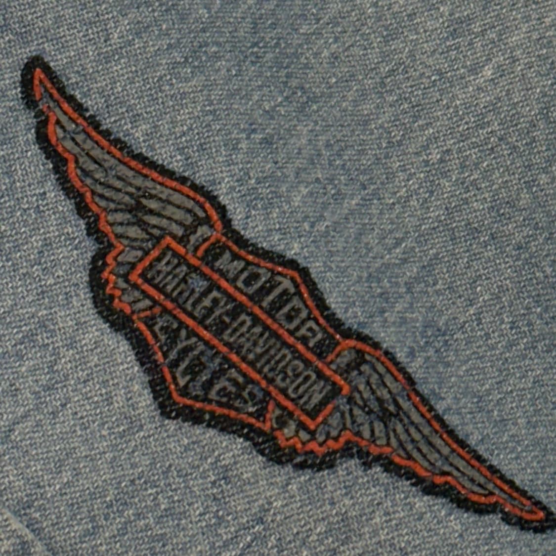 [HARLEY-DAVIDSON] 연청 데님 백로고 할리 셔츠 상품이미지3