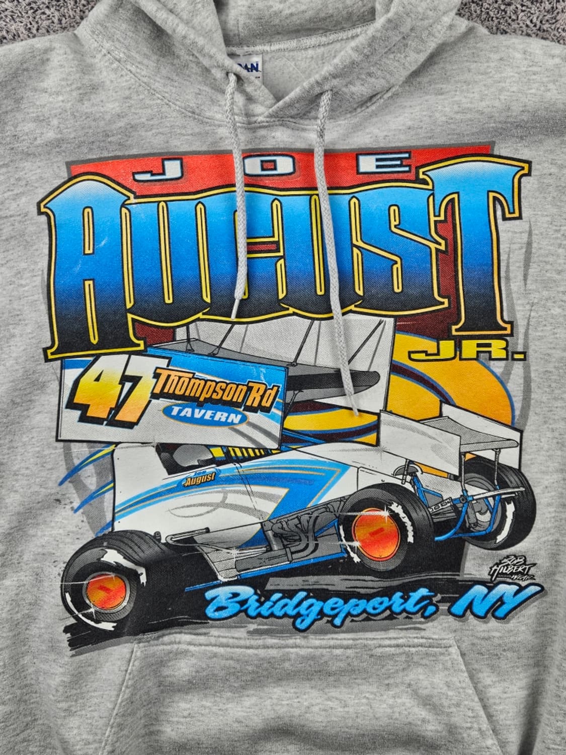 GILDAN 레이싱 프린팅 스웻 후드 티셔츠 ( L ) / 10683 상품이미지8