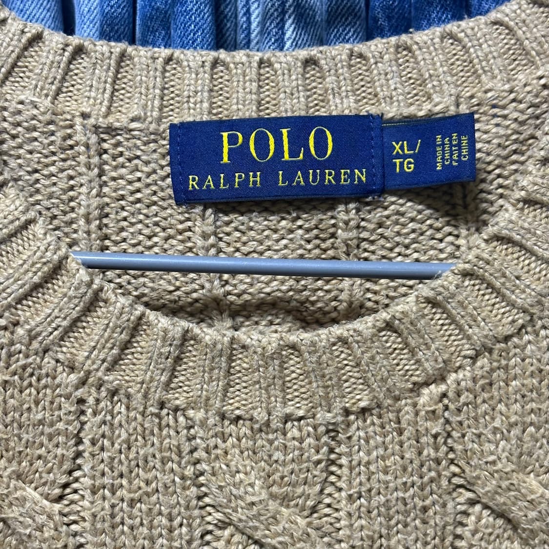 폴로 니트 베이지 xl 상품이미지3