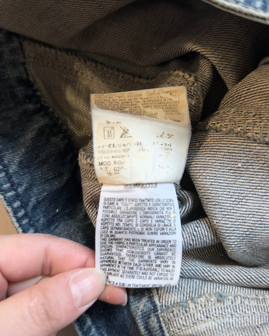 [Diesel] Lace-up Denim Jacket 상품이미지10