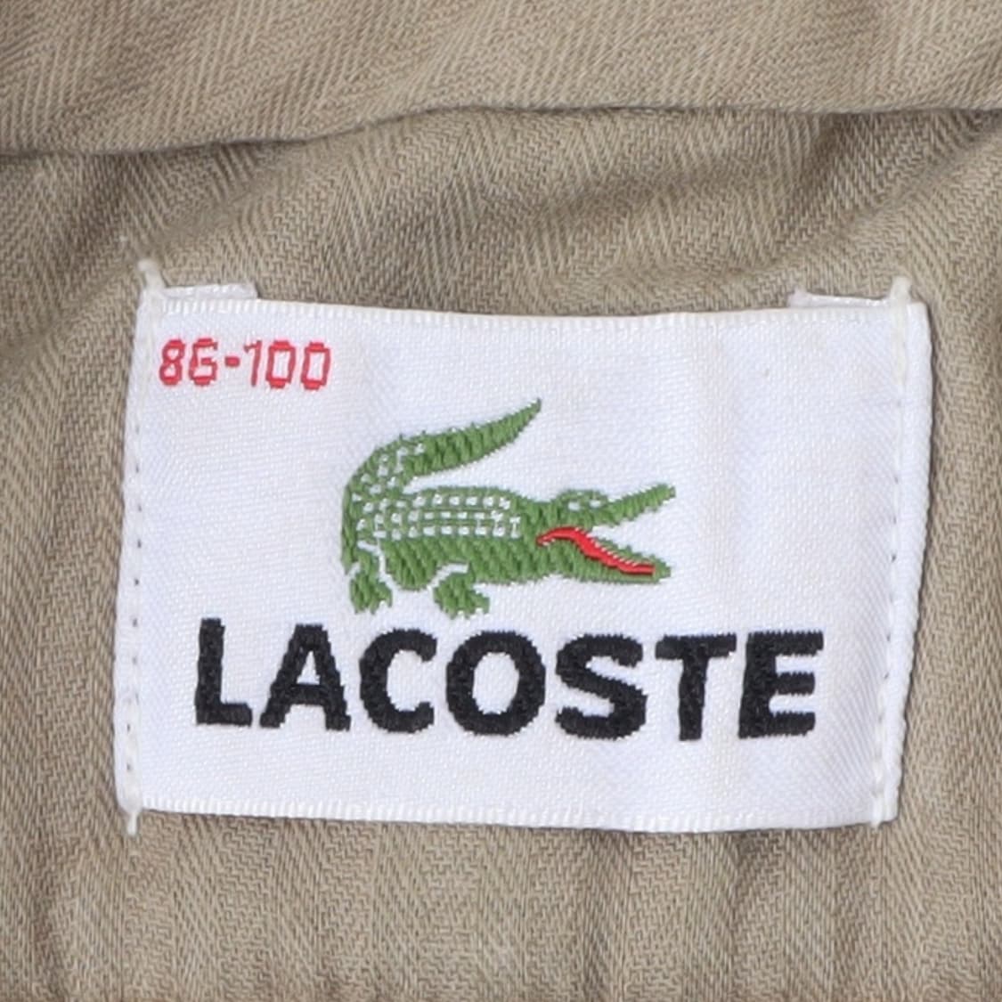 라코스테 베이지 코듀로이 핀턱 팬츠 상품이미지9