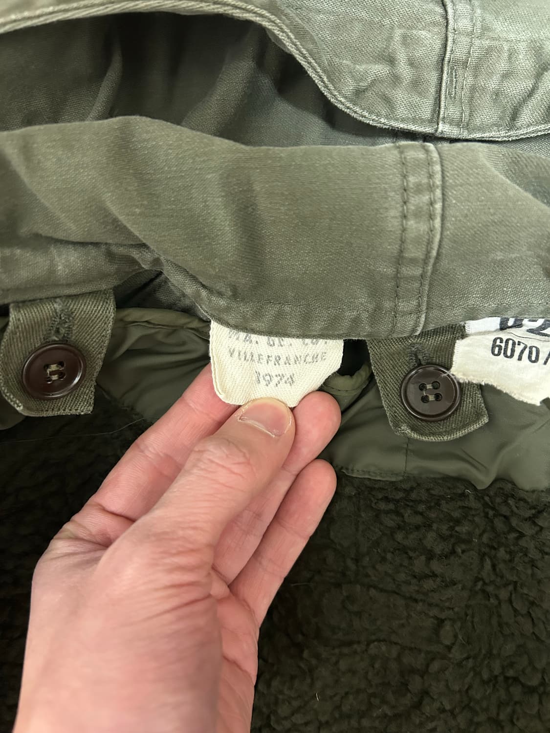 70s 프랑스군 M-64 파카 French Army Parka 상품이미지6