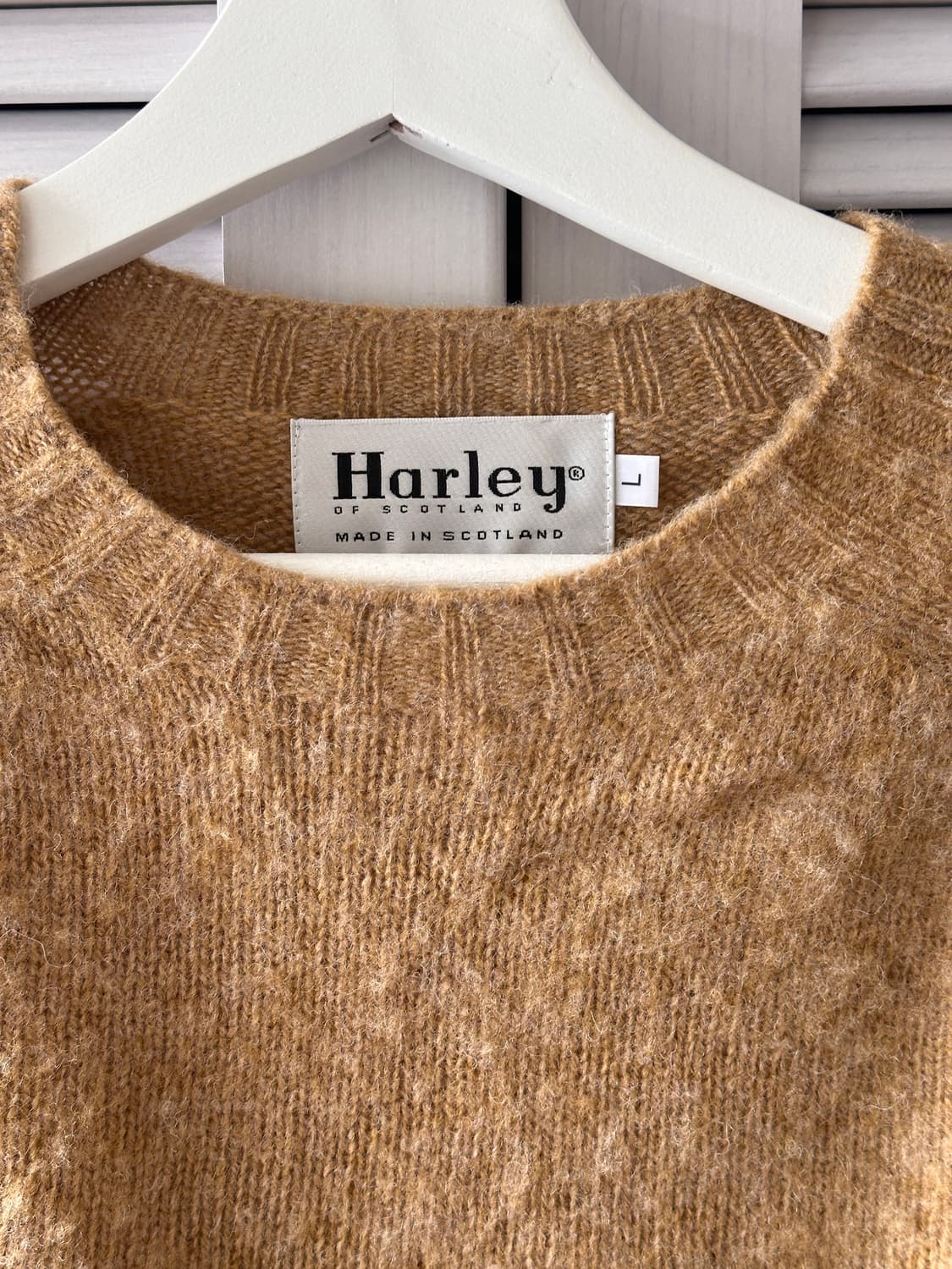 할리오브스코틀랜드 쉐기독 니트 큐민(Cummin) L  상품이미지2