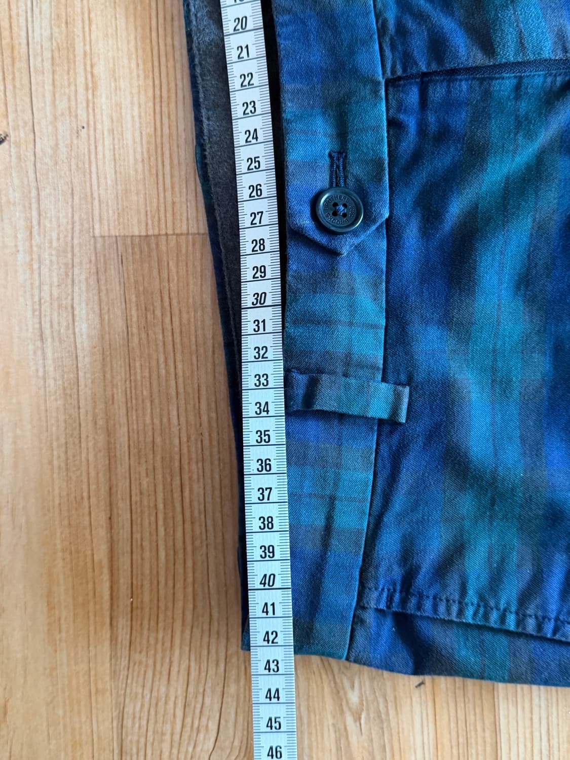 브룩스브라더스 블랙와치 체크 바지 W32 상품이미지4