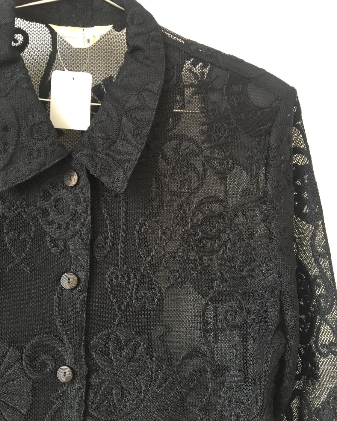 Pattern see through jacket 상품이미지5
