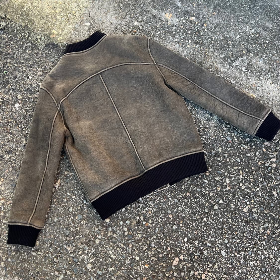 빈티지 양가죽 양털 무스탕 자켓  상품이미지8