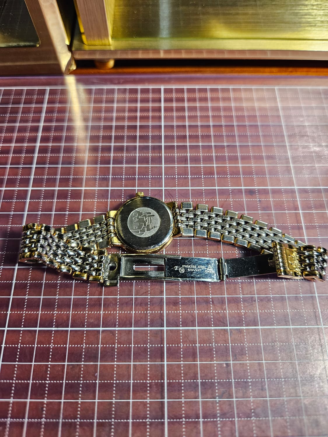 오메가 빈티지 동전시계 콤비 쿼츠 여성 시계 상품이미지5