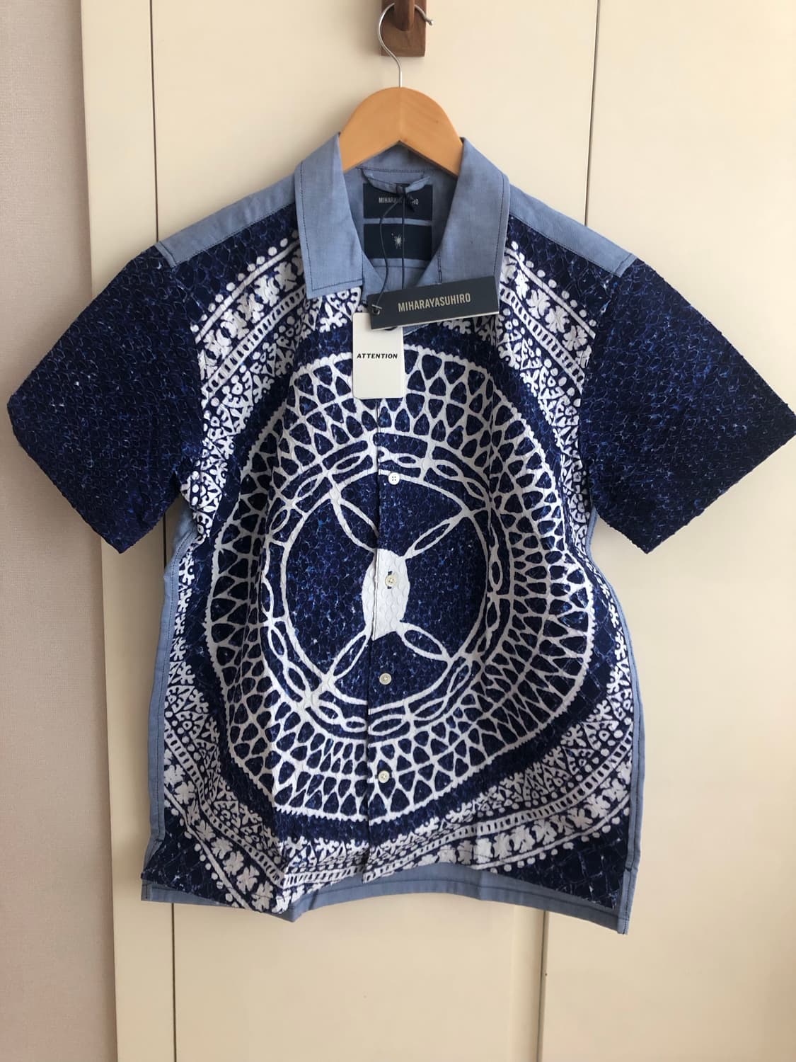 미하라 야스히로 입체 프린트 반팔 셔츠 상품이미지1