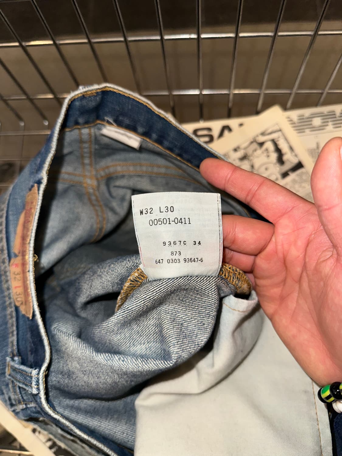 Early 00’s Levi’s 501 Mexico denim pant 상품이미지10