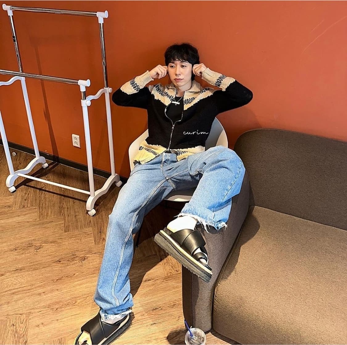 43 사카이 멀티솔 샌들 블랙 코쿤 슬리퍼 상품이미지10