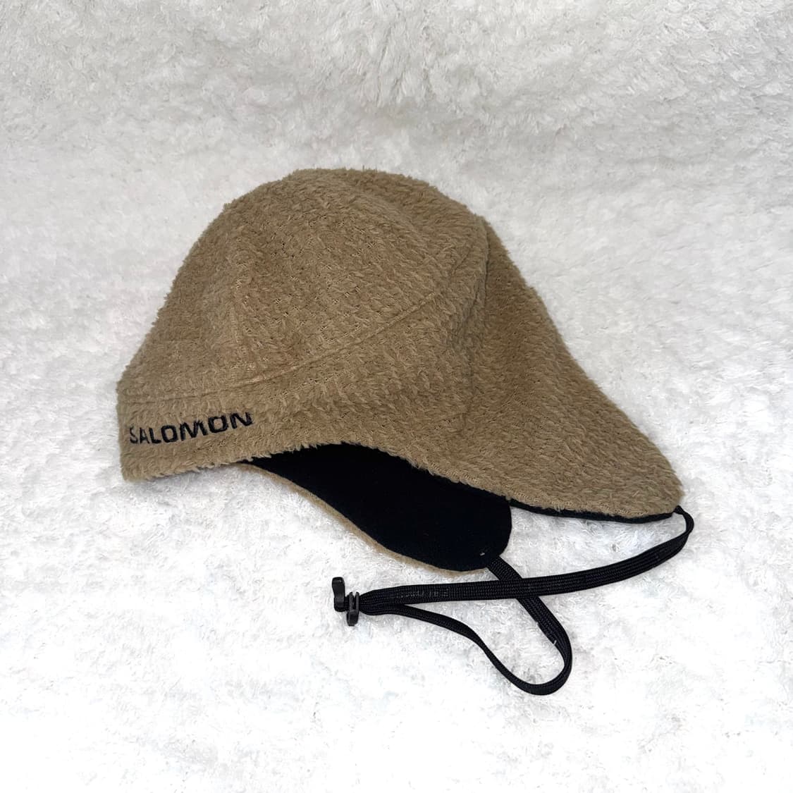 살로몬 시애라 플리스 폴라텍 리버시블 이어머프 비니캡 모카 모자 상품이미지7