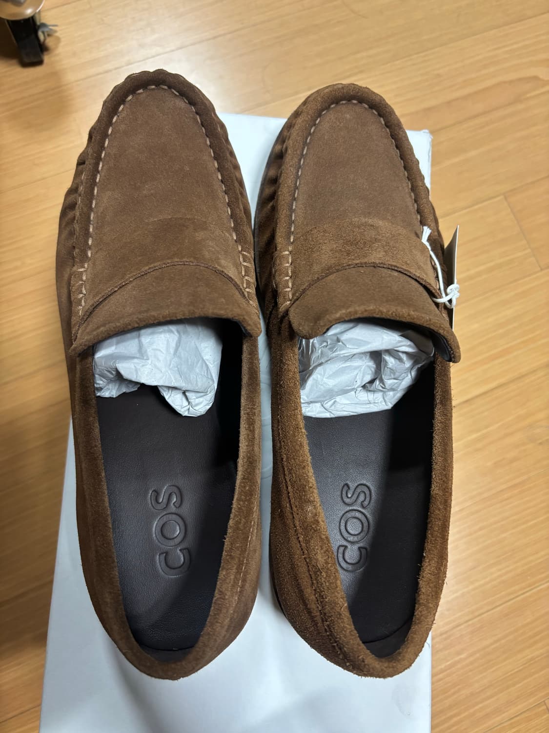 [43] cos 개더드 스웨이드 로퍼 새상품 상품이미지4