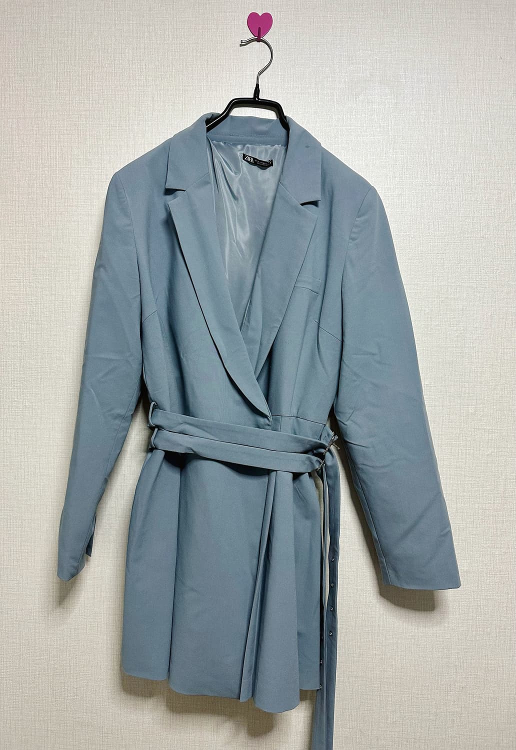 자라 플리츠 블레이져 원피스 XL 상품이미지3