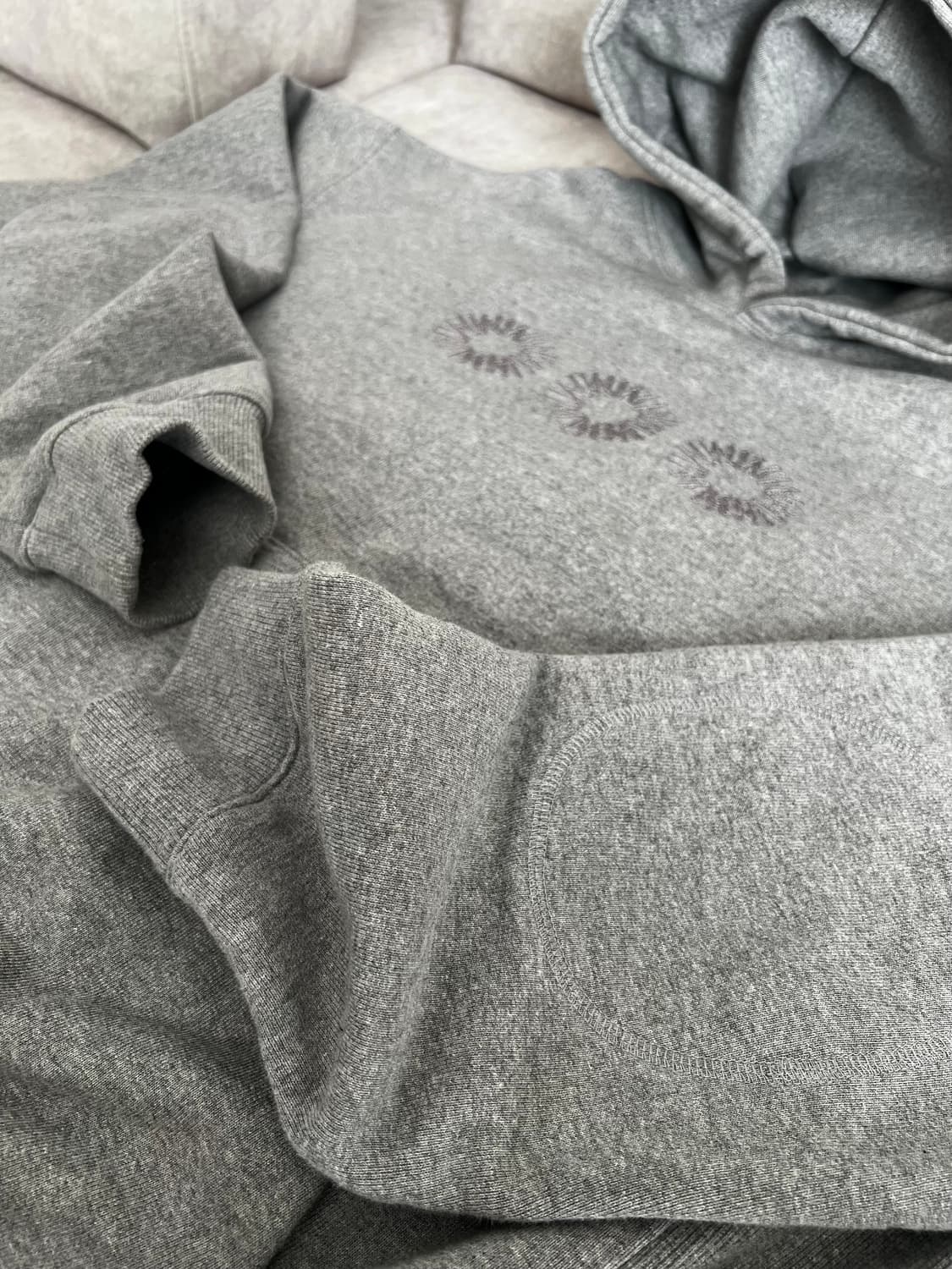 999휴머니티 EVD 후드티 멜란지 그레이 상품이미지5