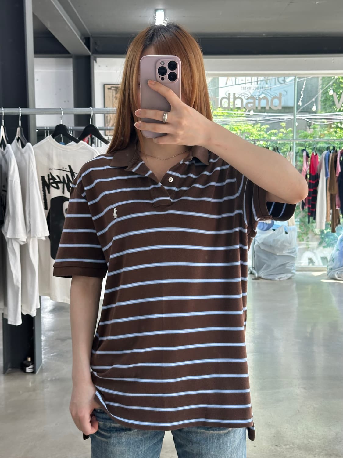 폴로랄프로렌 포니 스트라이프 Pk 반팔티 상품이미지1