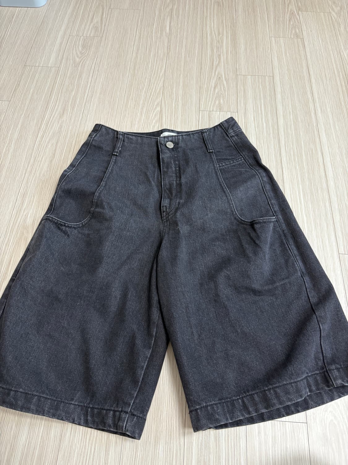 아모멘토 데님 쇼츠 상품이미지1